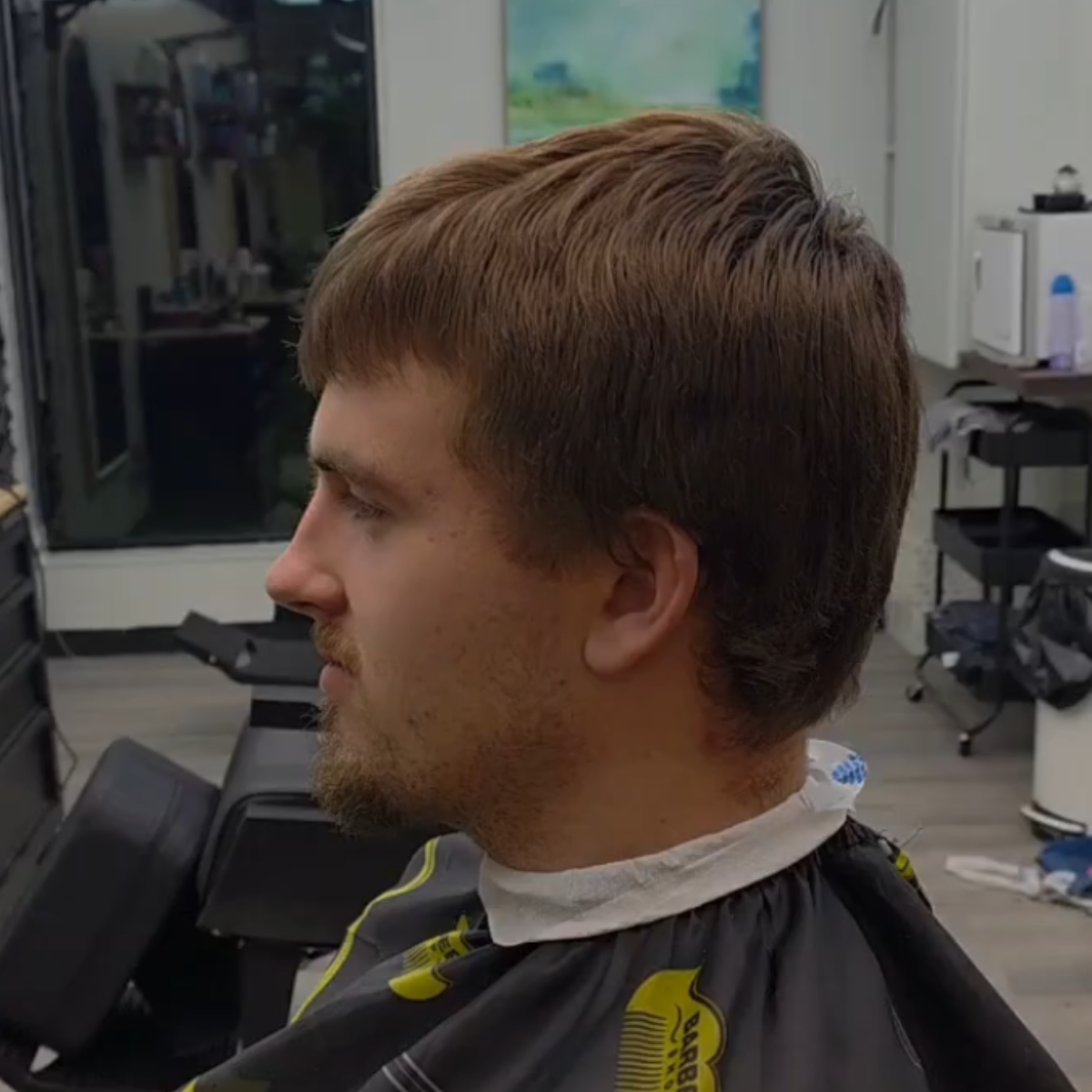Beard Reshape + Lineup before